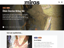 Tablet Screenshot of mirasdergi.com